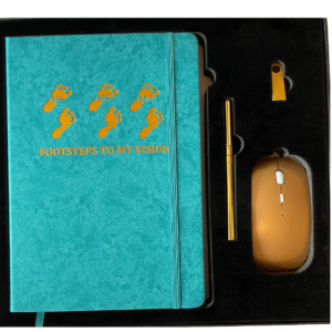 Footsteps to My Vision Teal Luxury Planner