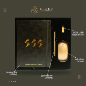 Footsteps to My Vision Black Luxury Planner