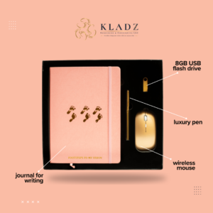 Footsteps to My Vision Pink Luxury Planner