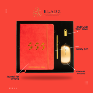 Footsteps to My Vision Red Luxury Planner